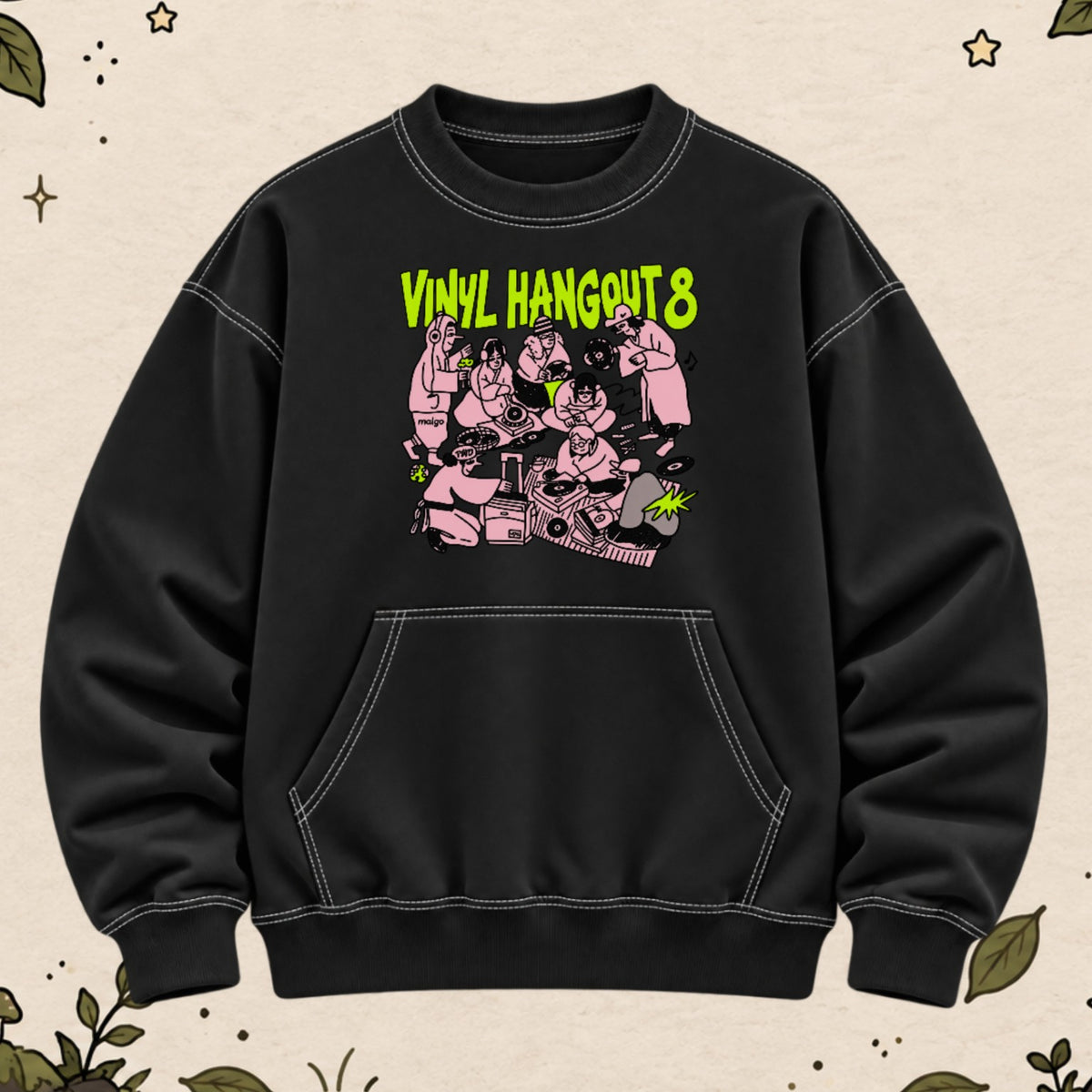 Buzo ANT Vinyl Hangout Oversize negro - frente