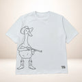 Camiseta Ant Vol 6 blanca con pato vaquero
