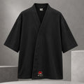 Haori JPN Fuji negro oversize - frente