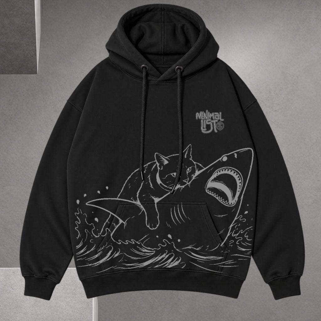 Hoodie Ant Vol 5 negro vista frontal