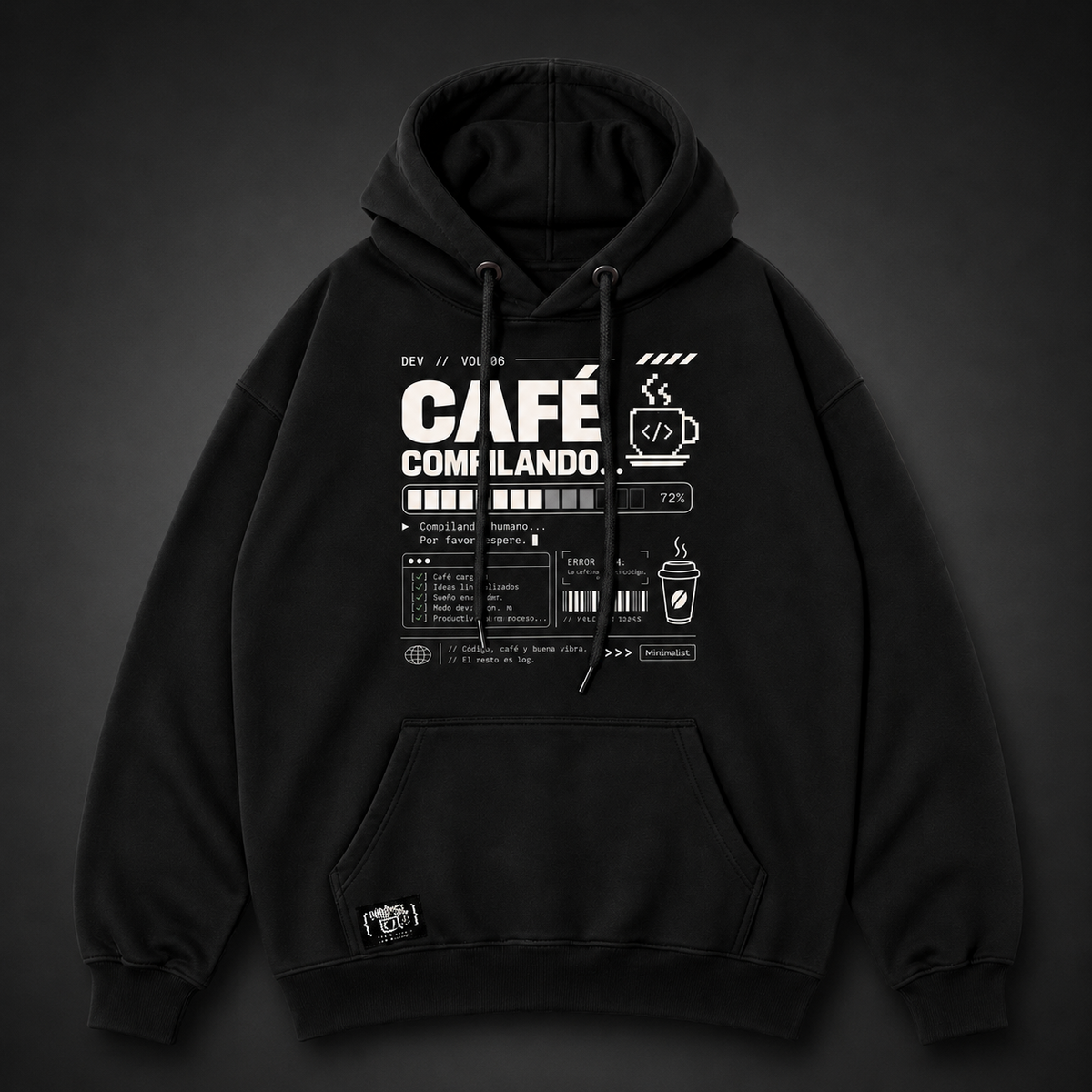 Café Compilando — Hoodie DEV Vol.6