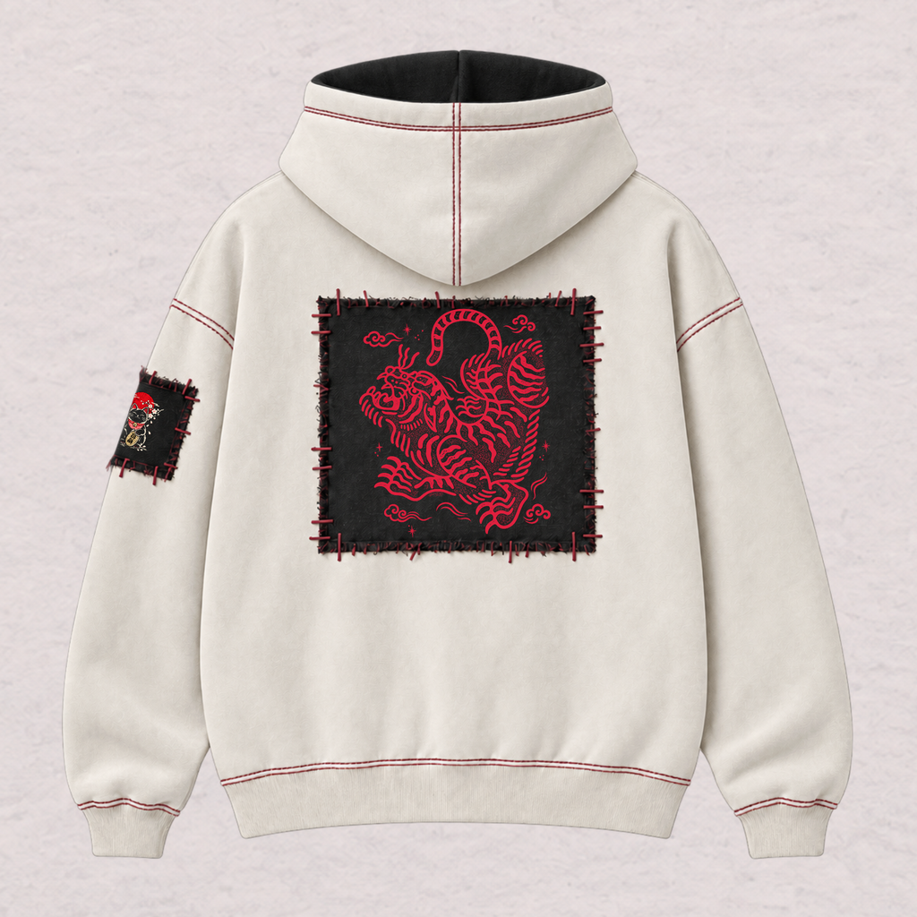 Aka Tora Patch — Hoodie Oversize JPN