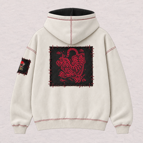 Aka Tora Patch — Hoodie Oversize JPN